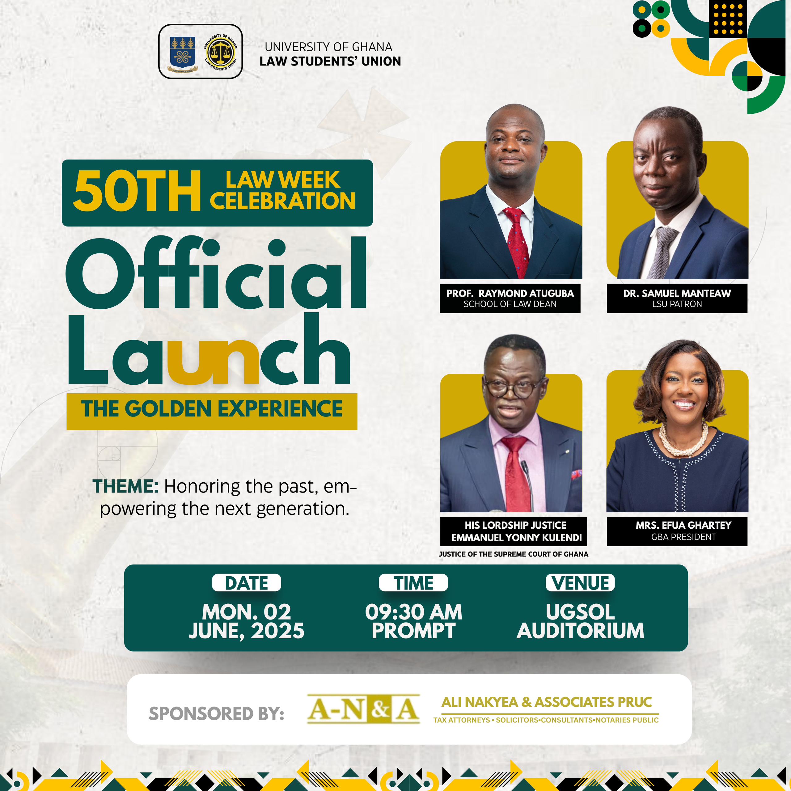 UG 50th Law Week Celebration